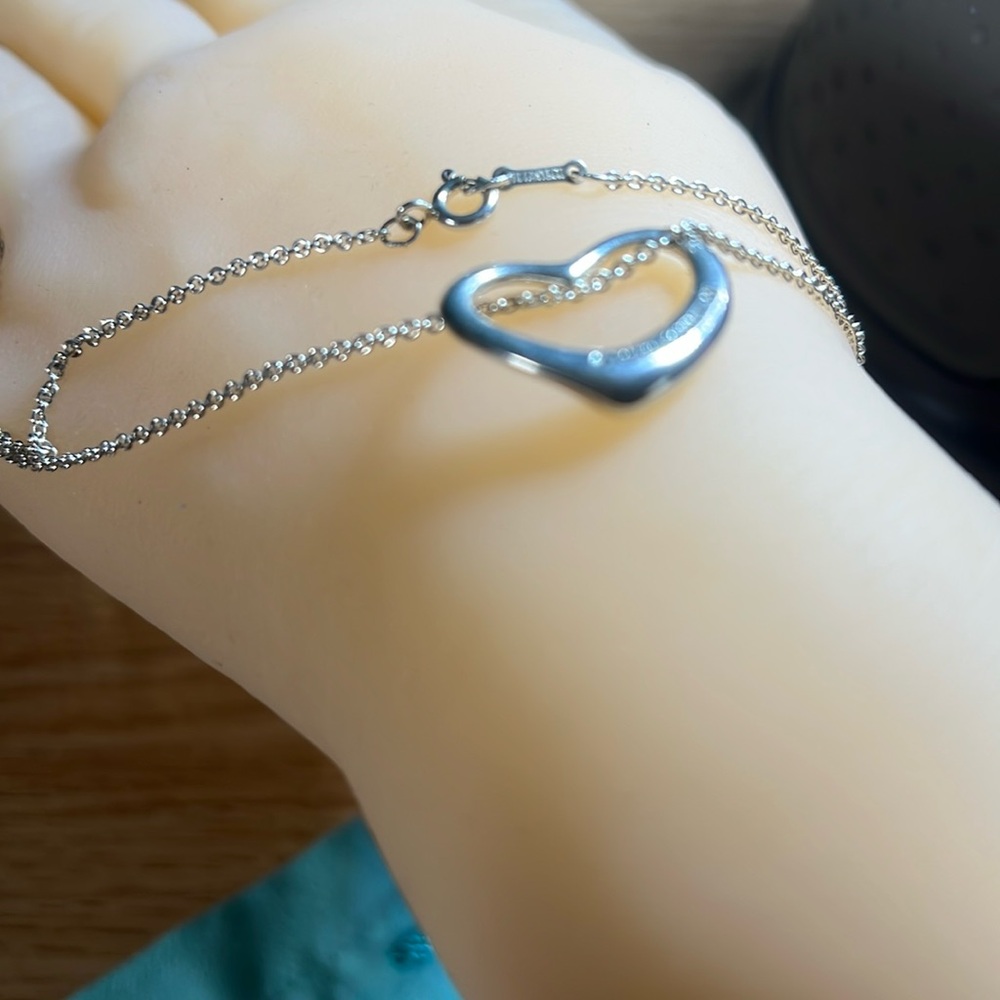 Tiffany & Co. Open Heart Necklace (Authentic Sterling) - Picture 5 of 14
